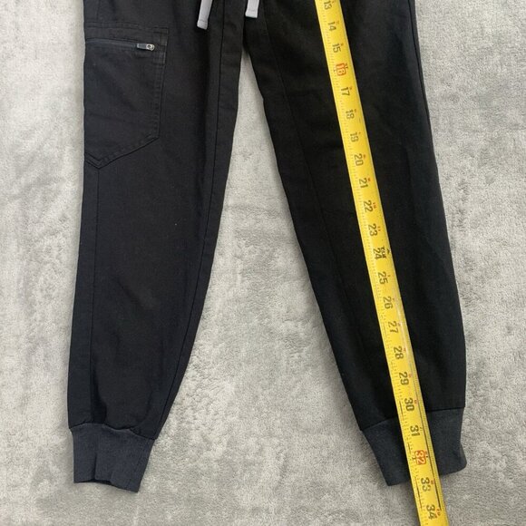 Figs Scrub Pants Womens XXS Zamora Jogger Nurse Workwear Black Medical RN - Picture 4 of 15